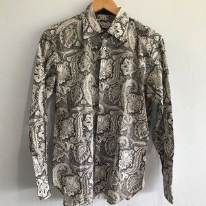 Bugatchi Long Sleeve Button Up Dress Shirt